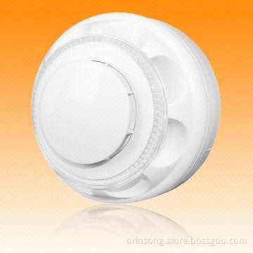 Combined Smoke and Heat Detector, Current/Relay Network, DC 10-35V